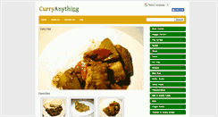 Desktop Screenshot of curryanything.com