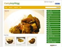 Tablet Screenshot of curryanything.com